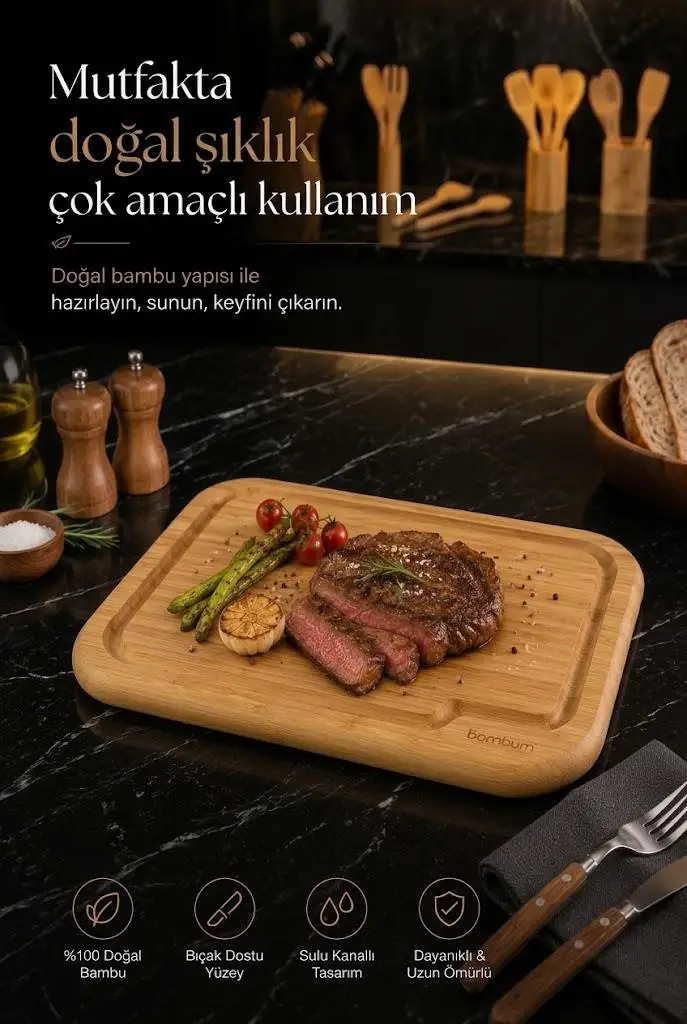 Bambum Doppio - Steak Tahtası